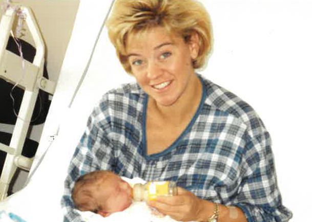 Maddie Nordhoy as a baby